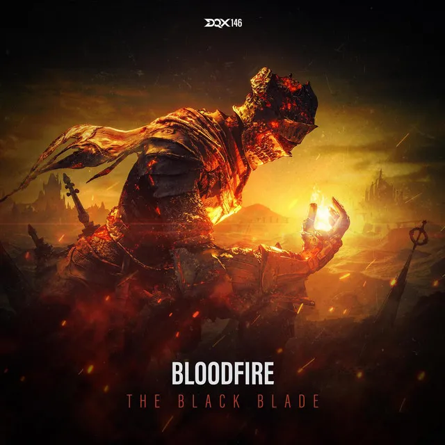 The Black Blade by Bloodfire - Hardcore cover art
