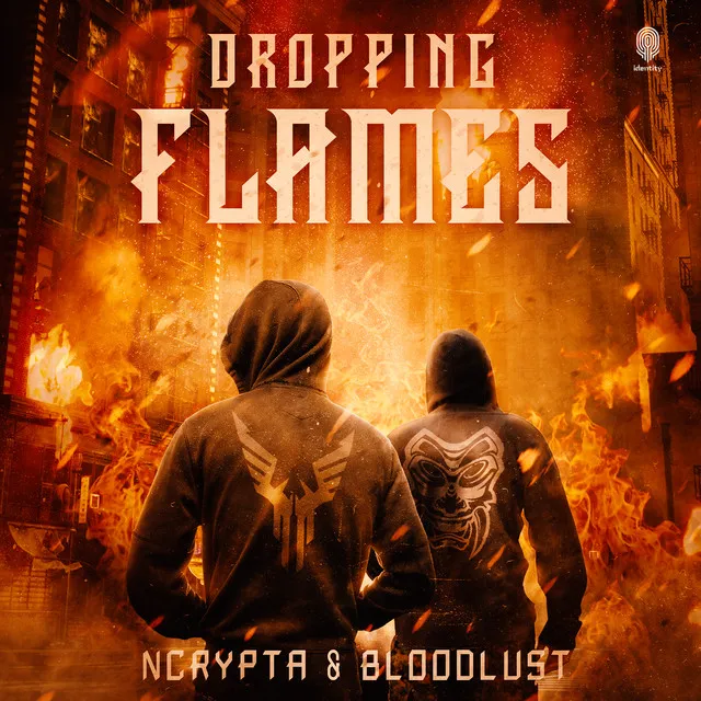 Dropping Flames by Bloodlust, Ncrypta - Rawstyle cover art