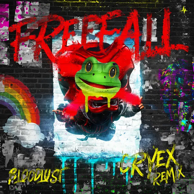 Freefall - Cryex Remix by Bloodlust, Cryex - Rawstyle cover art