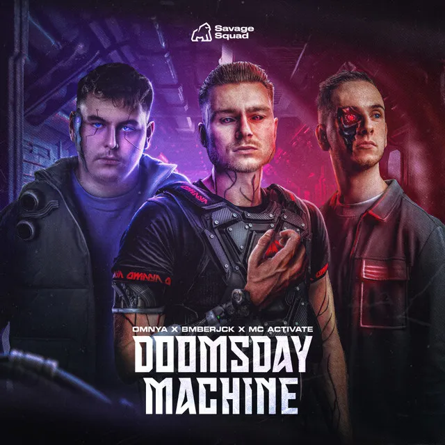 DOOMSDAY MACHINE by BMBERJCK, Omnya, MC Activate - Hardstyle cover art