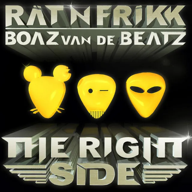 The Right Side by Boaz van de Beatz, Rät N FrikK - Hardstyle cover art