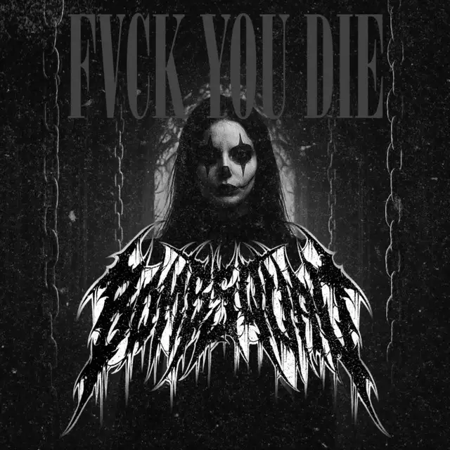 FVCK YOU DIE by Bombsqvad - Hard Techno cover art