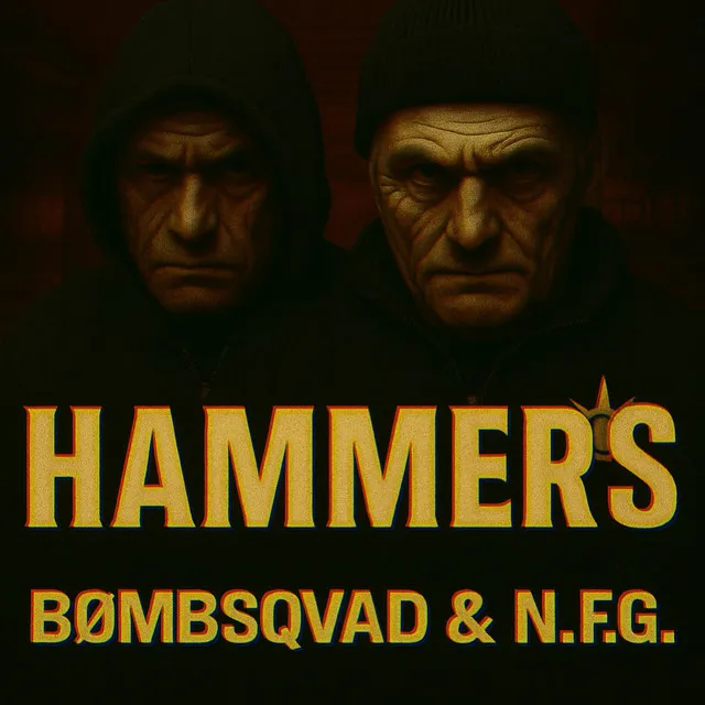 HAMMERS by Bombsqvad, Nofvcks9999 - Hard Techno cover art