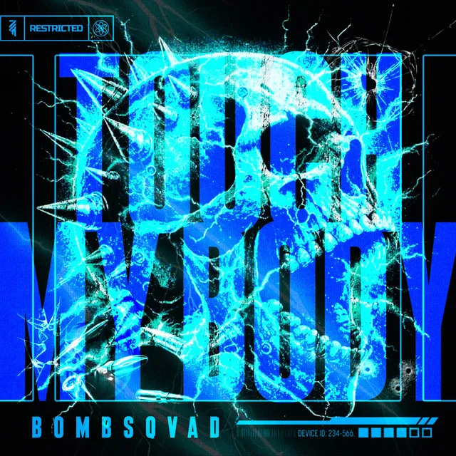 Touch My Body by Bombsqvad - Hard Techno cover art