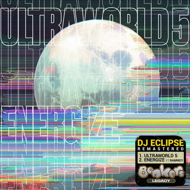 Ultraworld 5 - Remastered by Bonkers, Eclipse - Happy Hardcore cover art