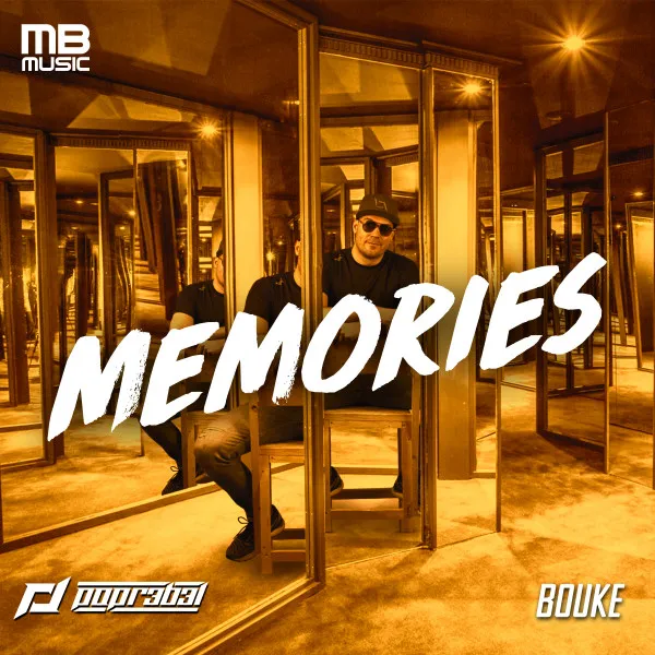 Memories - Radio Edit Karaoke by Bouke, POPR3B3L - Hardstyle cover art