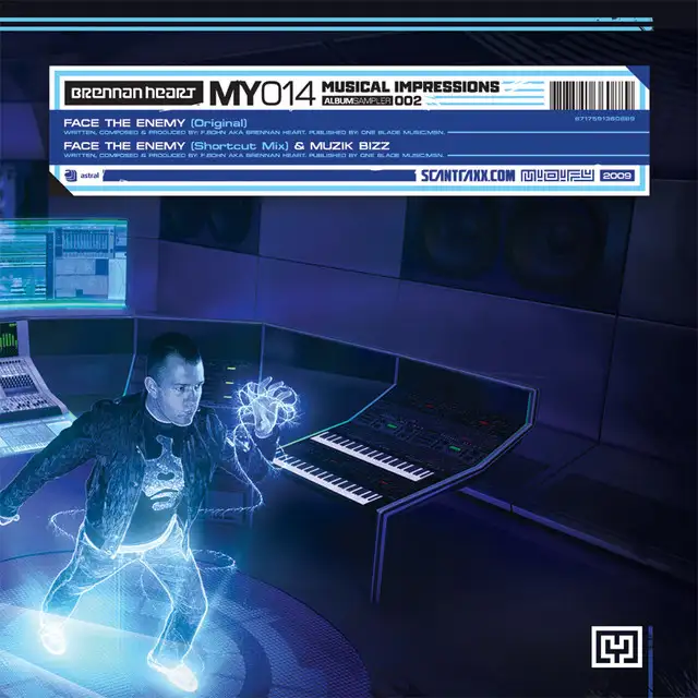 Face The Enemy - Original by Brennan Heart - Hardstyle cover art