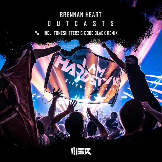 Outcasts - Toneshifterz & Code Black Remix by Brennan Heart, Code Black, Toneshifterz - Hardstyle cover art