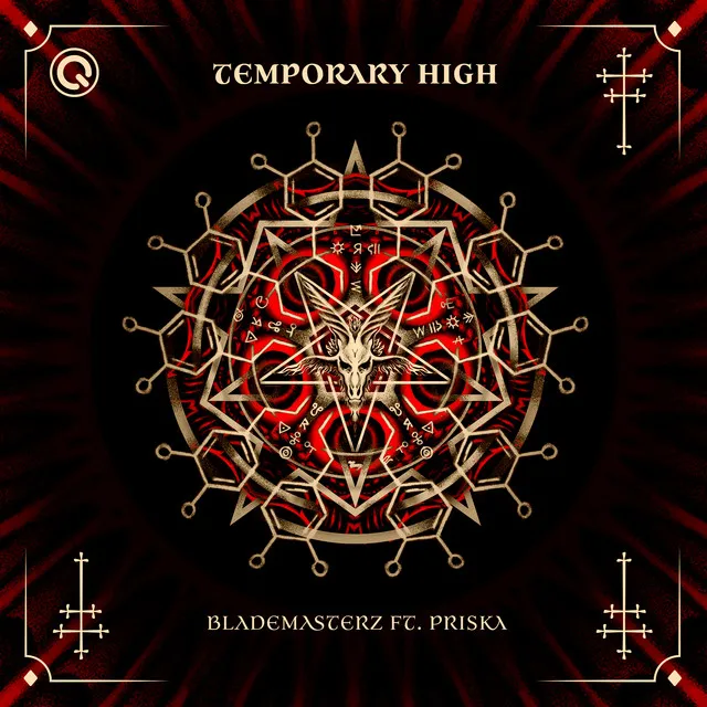 Temporary High - Extended Mix by Brennan Heart, Blademasterz, PRISKA - Hardstyle cover art