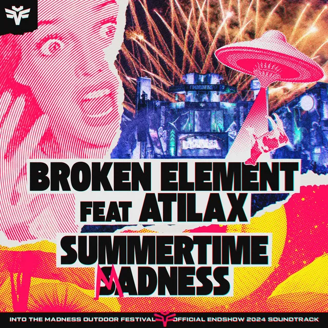 Summertime Madness by Broken Element, ATILAX - Euphoric Hardstyle cover art