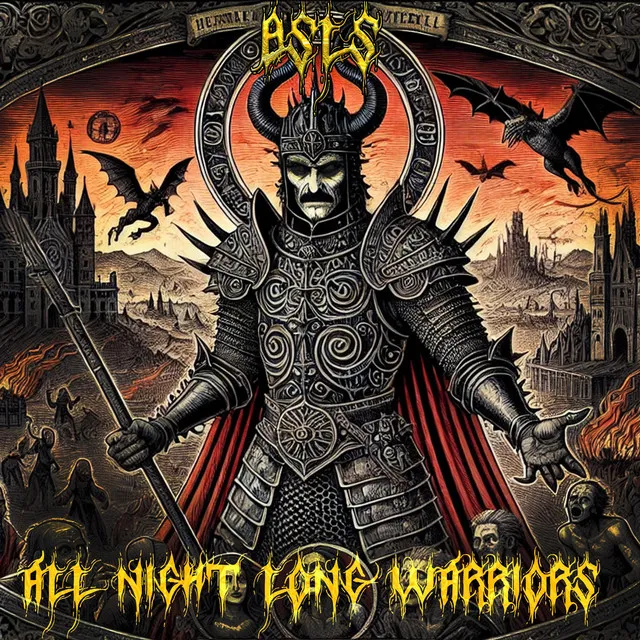 ALL NIGHT LONG WARRIORS by BSLS - Hard Techno cover art