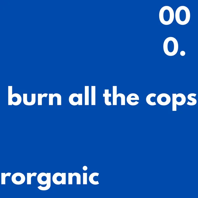 Cover art of burn all the cops