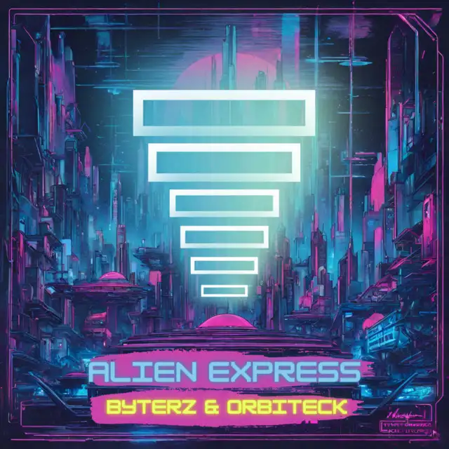 Alien Express by Byterz, Orbiteck - Hardstyle cover art