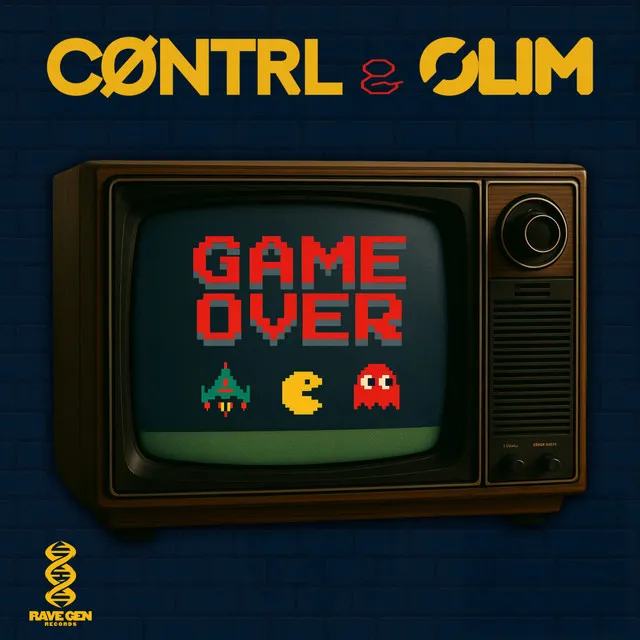 Game Over by Cøntrl, Olim - Hard Techno cover art