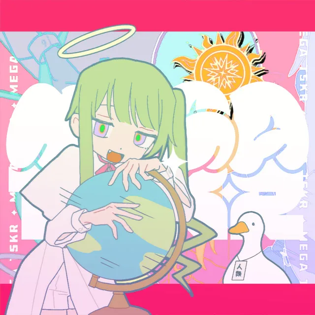 MEGA TSKR by Camellia, Nanahira - Happy Hardcore cover art