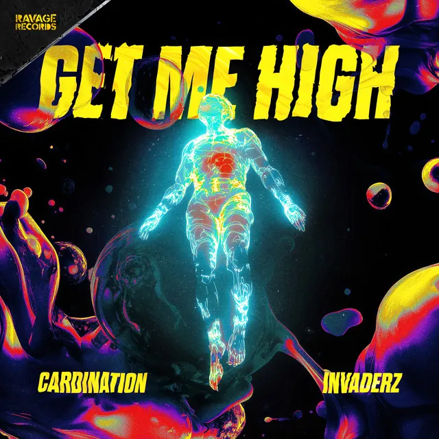 Get Me High by Cardination, Invaderz - Hardstyle cover art