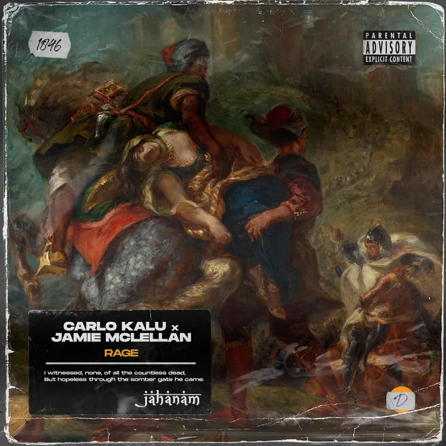 RAGE by carlo kalu, Jamie McLellan - Hard Techno cover art
