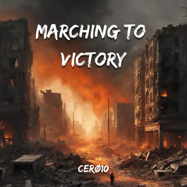 MARCHING TO VICTORY by CERØ10 - Hard Techno cover art