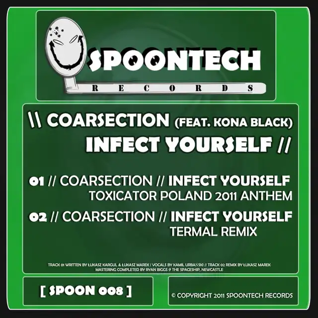 Infect Yourself - Termal Mix by Coarsection, Kona Black - Hardstyle cover art