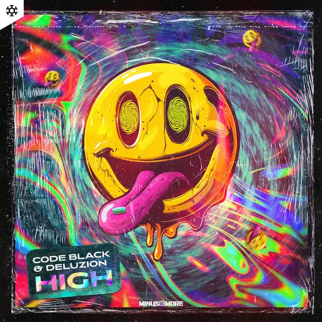 High by Code Black, Deluzion - Hardstyle cover art