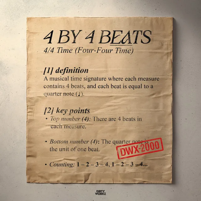 4 BY 4 BEATS (I Don't Care) by Coone - Hardstyle cover art