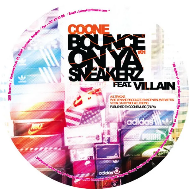 a.1 Bounce On Ya Sneakerz by Coone, Villain - Hardstyle cover art