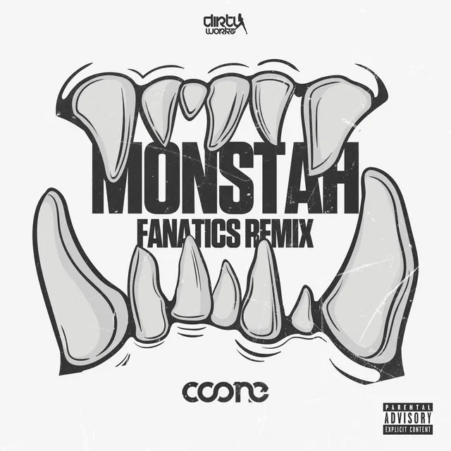 Monstah (Fanatics Remix) by Coone - Hardstyle cover art