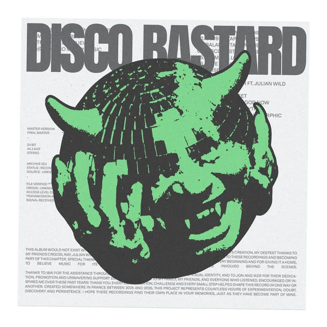 Disco Bastard by Creeds, JKLL - Hard Techno cover art