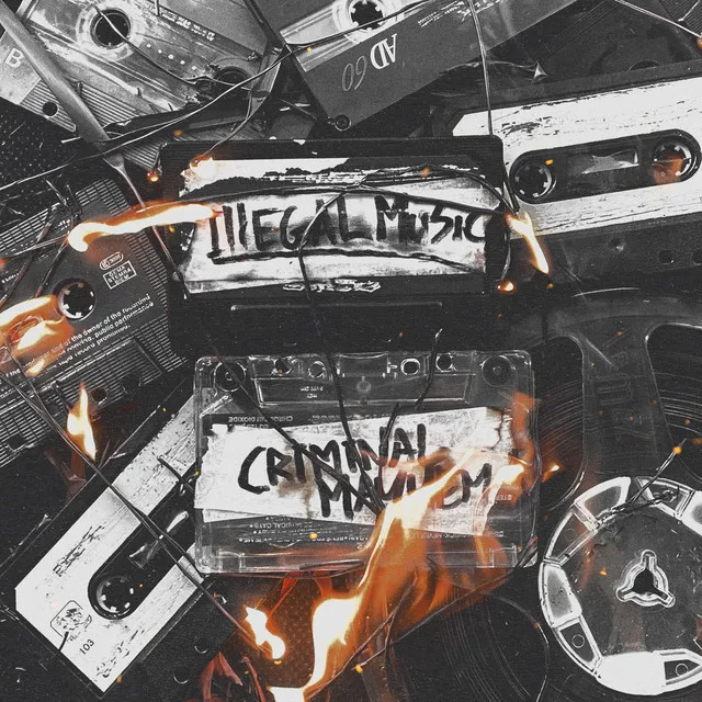 Illegal Music by Criminal Mayhem - Hardstyle cover art