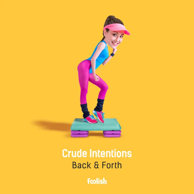Back & Forth - Radio Edit by Crude Intentions - Hardstyle cover art