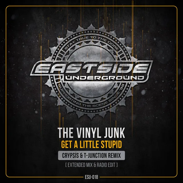 Get a Little Stupid (Crypsis & T-Junction Remix) - Radio Edit by Crypsis, T-Junction, the Vinyl Junk - Hardcore cover art