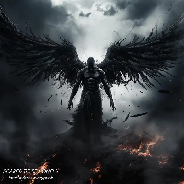 SCARED TO BE LONELY by crypvolk, Hardstylerzz - Hardstyle cover art