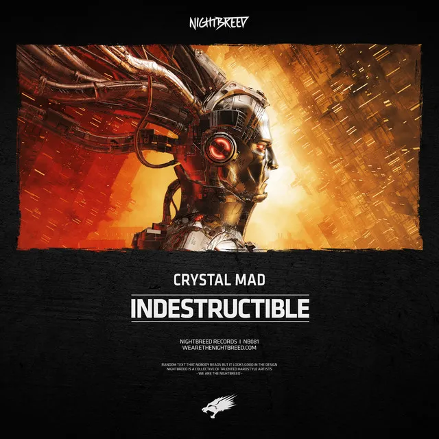 Indestructible by Crystal Mad - Hardstyle cover art