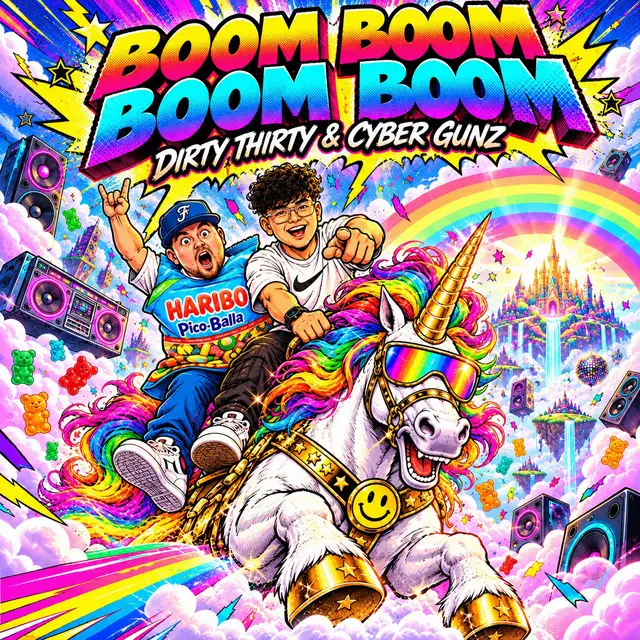 Boom Boom Boom Boom by Cyber Gunz, Dirty Thirty - Deutscher Krach cover art