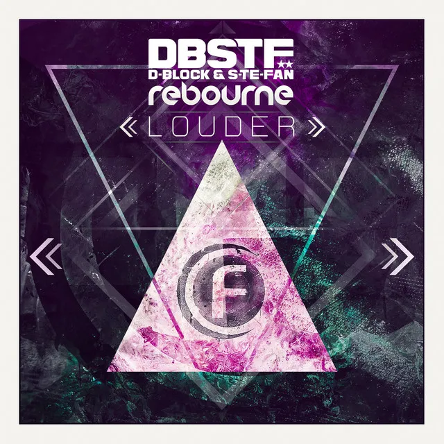 Louder - Original Edit by D-Block & S-te-Fan, Rebourne - Hardstyle cover art