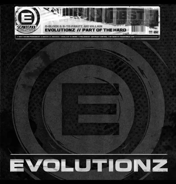 Part Of The Hard by D-Block & S-te-Fan - Hardstyle cover art