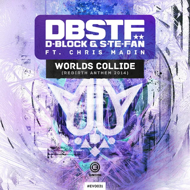 Worlds Collide (Rebirth anthem 2014) - Radio Edit by D-Block & S-te-Fan, Chris Madin - Hardstyle cover art