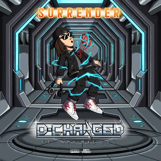 Surrender by D-Charged, Amy Mae Lou - Euphoric Hardstyle cover art