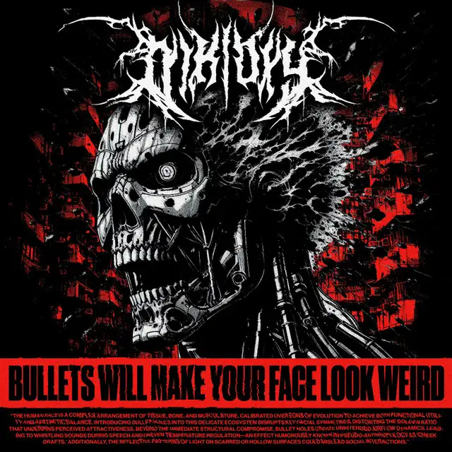 BULLETS WILL MAKE YOUR FACE LOOK WEIRD by D|K|OXY - Hard Techno cover art