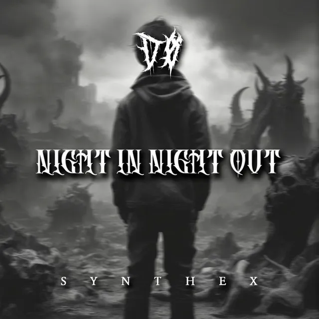 Night In Night Out by DØ, Synthex Records - Hard Techno cover art