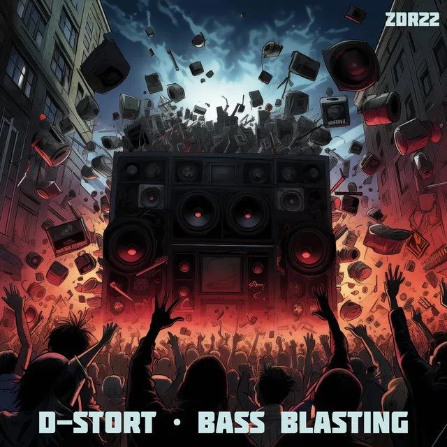 Bass Blasting by D-Stort - Hardcore cover art