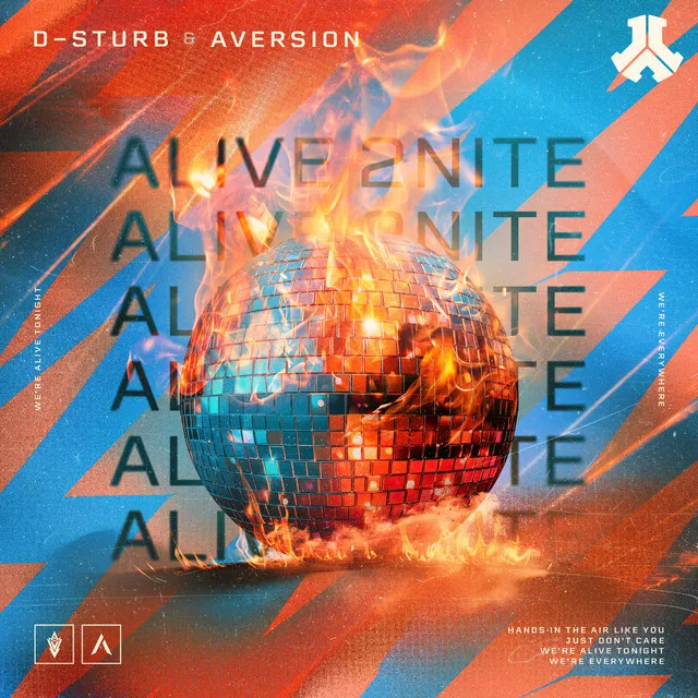 Alive 2Nite by D-Sturb, Aversion - Hardstyle cover art