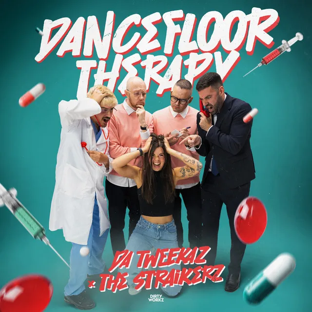 Dancefloor Therapy by Da Tweekaz, The Straikerz - Hardstyle cover art