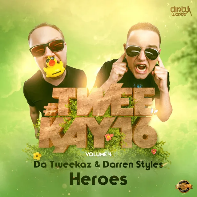 Heroes - Radio Version by Da Tweekaz, Darren Styles - Happy Hardcore cover art