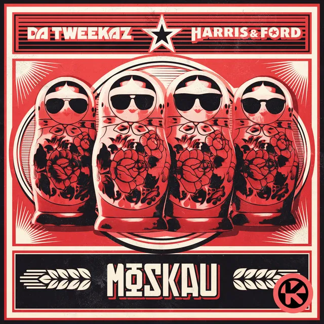 Moskau by Da Tweekaz, Harris & Ford - Hardstyle cover art