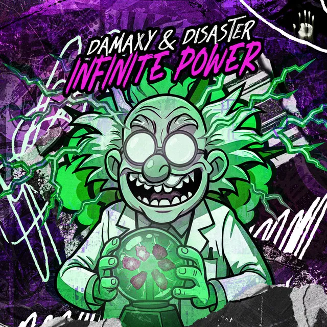 Infinite Power by Damaxy, Disaster - Hardstyle cover art
