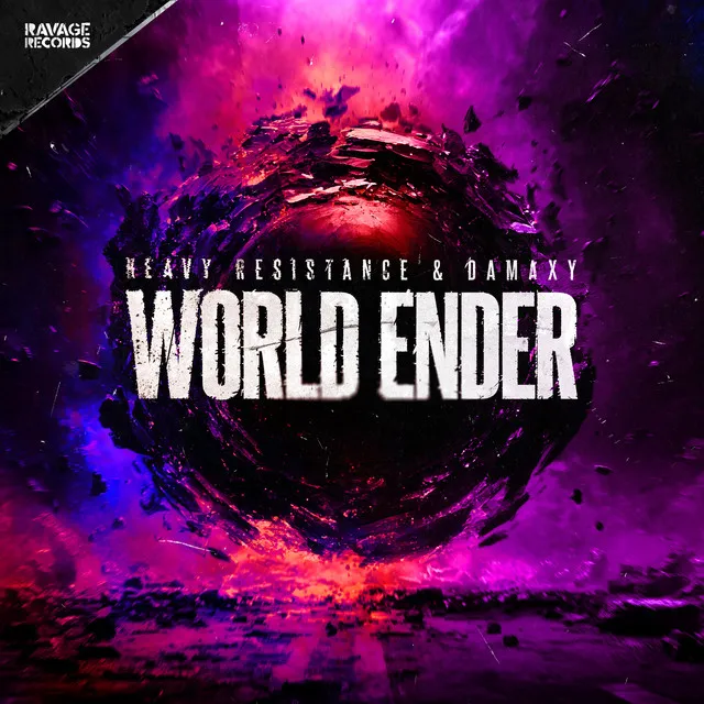 World Ender by Damaxy, Heavy Resistance - Hardstyle cover art