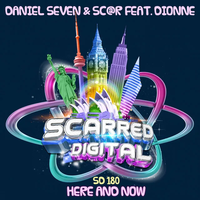 Here & Now by Daniel Seven, Sc@r, Dionne - Happy Hardcore cover art
