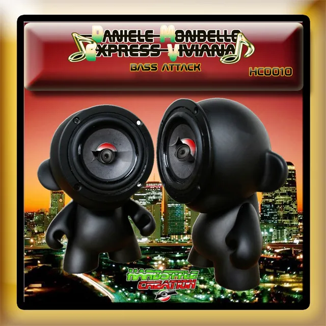 Bass Attack - Mix by Daniele Mondello, Express Viviana - Hardstyle cover art