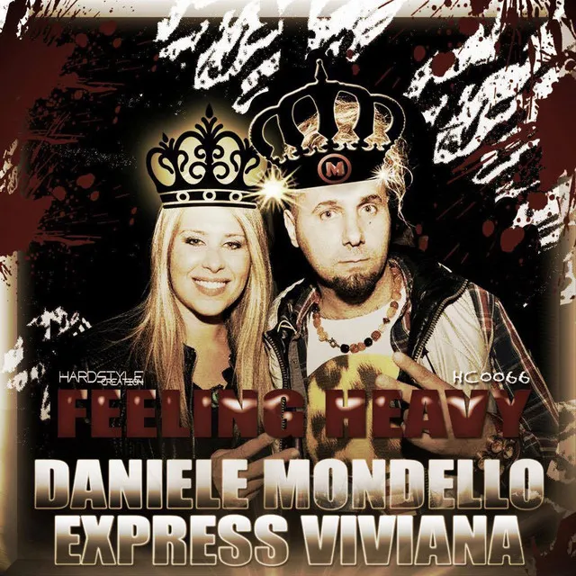 Feeling Heavy by Daniele Mondello, Express Viviana - Hardstyle cover art